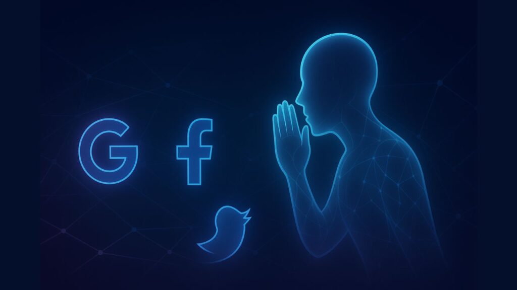 Visualize the concept that meta tags are unseen but powerful.