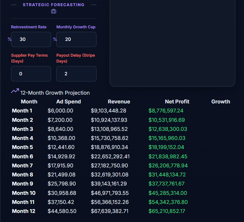 12-Month Growth Strategic Forecasting
