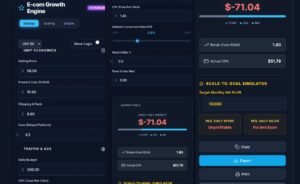 e-commerce profit calculator