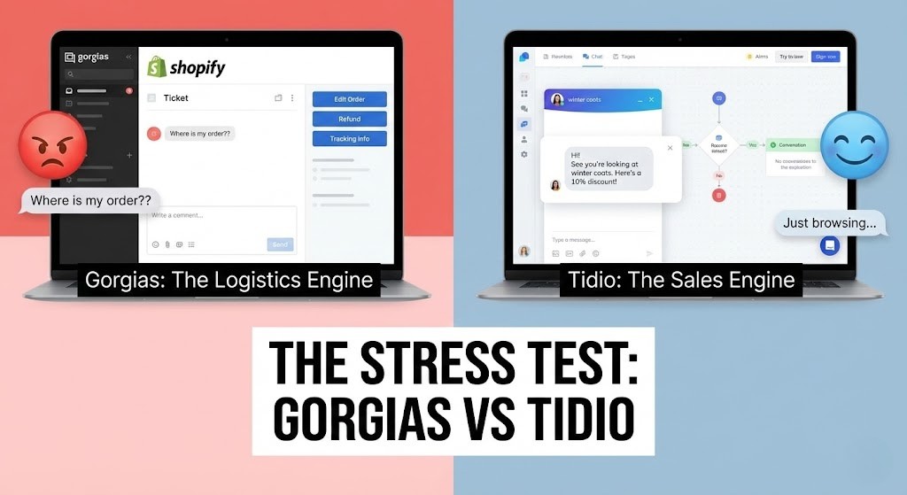 Gorgias vs Tidio (2025) The Honest Stress Test for Ecommerce