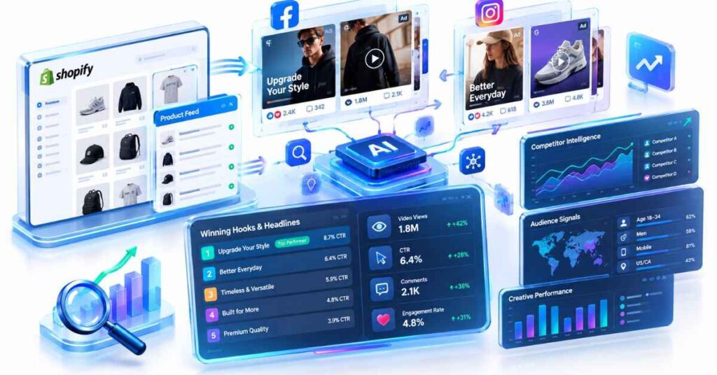 best ai tools for facebook instagram ad creatives ecommerce